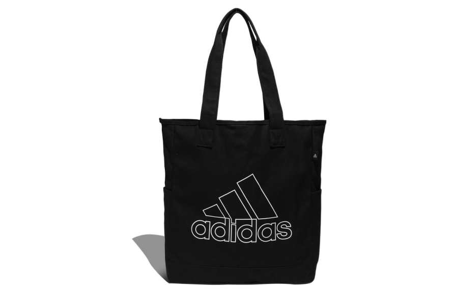 Adidas Adidas Canvas Tote Bag, Shopping Bag, Handbag, Shoulder Bag Unisex Black