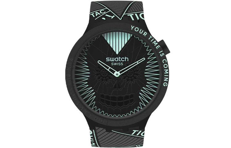 SWATCH SWATCH Unisex 47mm Black Watch SB01B129