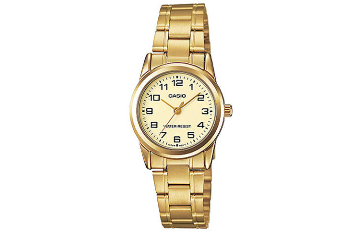 CASIO CASIO Women's Standard Series Gold Watch LTP-V001G-9B