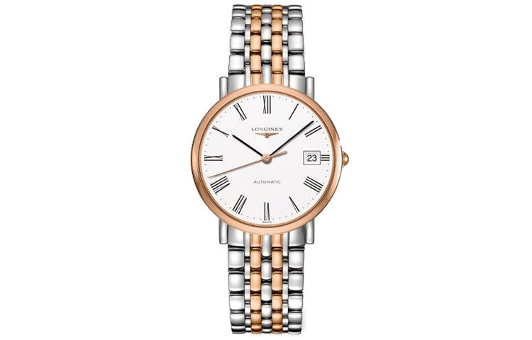 LONGINES Boya Collection Automatic Mechanical Movement 30m Waterproof Men's Watches Watch 37mm White Dial