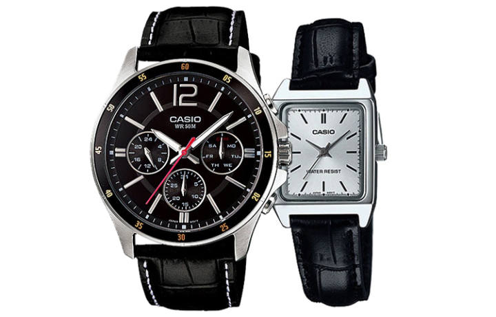 CASIO CASIO Unisex Pair Table Series Black Watch