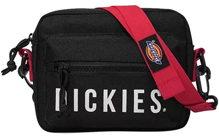 Dickies Polyester Shoulder Bag, Crossbody Bag Mini Women's Black Red