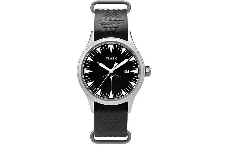 TIMEX Keone Nunes Wrist Watches Quartz Movement Leather Strap 40mm Black Dial Men's Watches
