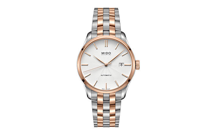 MIDO Belluna Automatic Mechanical Movement Men's Watches Watch 42.5mm White Dial