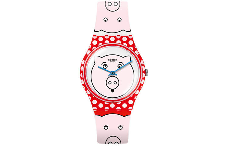 SWATCH Women's 34mm White Watch GR169