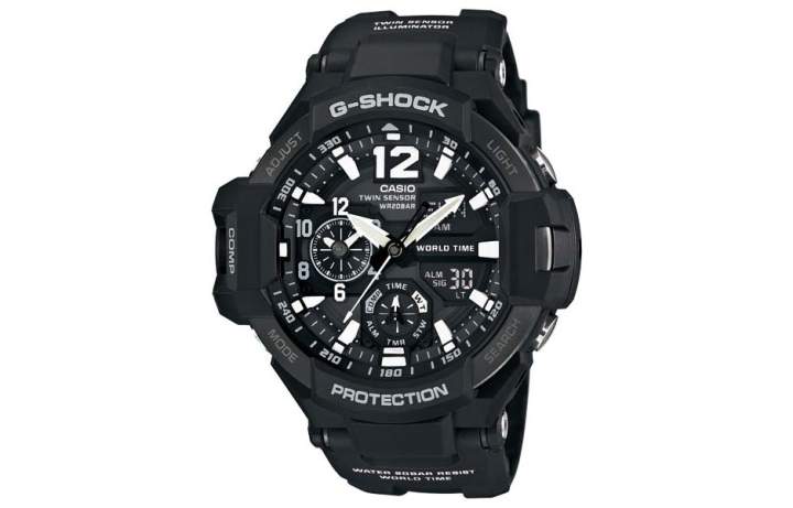 CASIO CASIO G SHOCK GRAVITYMASTER Soaring Sky Collection Quartz Movement Resin Strap Watch Men's Watches