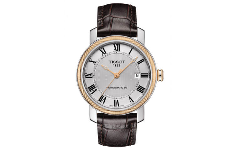 TISSOT Harbor Collection Mechanical Movement 50m Waterproof Men's Watches Watch 40mm Silver Dial
