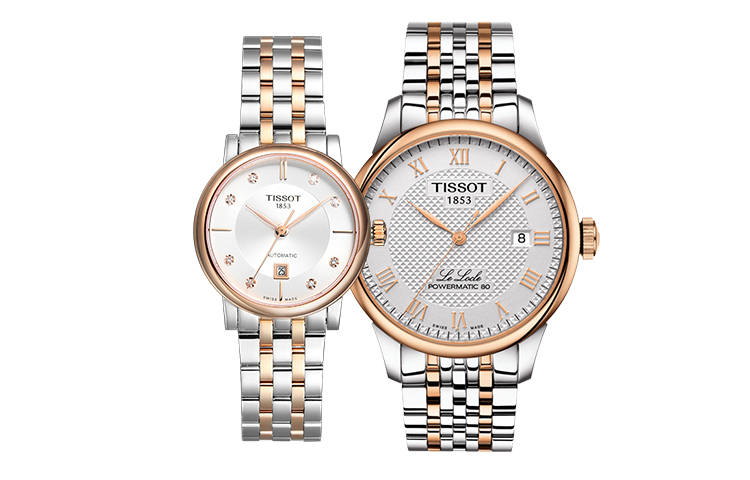 TISSOT Le Locle Collection Automatic Mechanical Movement Unisex Watch 39.3mm Silver Dial Stainless Steel Case