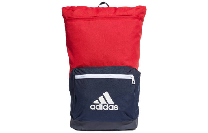 Adidas Adidas Polyester Backpack Shoulder Bag Regular Unisex Red Multicolor