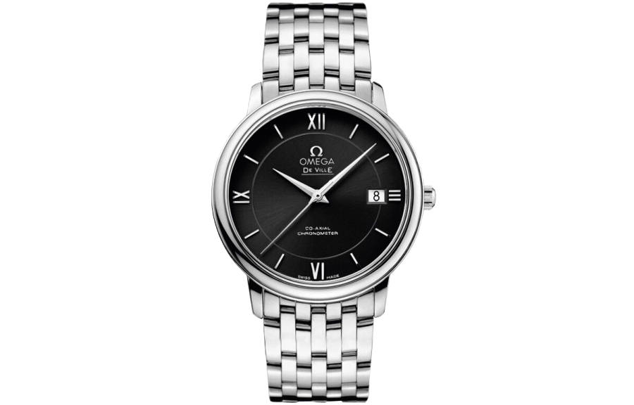 OMEGA Disc Fly Collection Elegant Automatic Mechanical Movement Men's Watches Watch 36.8mm Black Dial