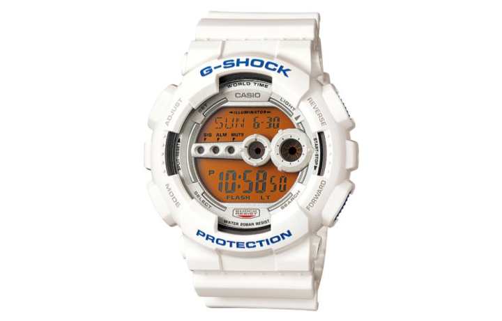 CASIO CASIO Men Orange Watch GD-100SC-7
