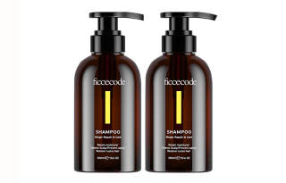FicceCode Amino Acid Silicone Free Ginger Shampoo Long Lasting Oil Control And Volumizing 300ml*2