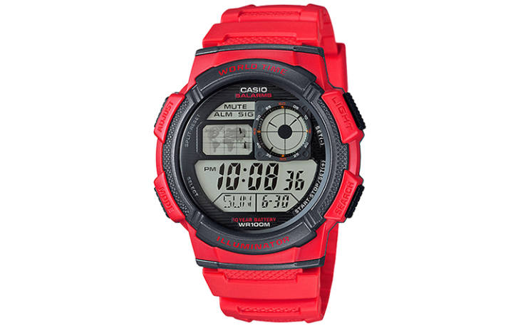 CASIO CASIO Men YOUTH Red Watch AE-1000W-4A
