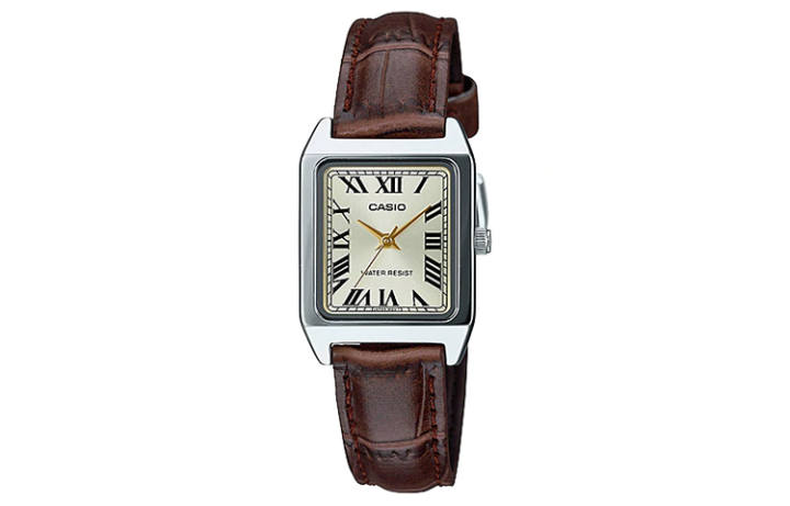 CASIO CASIO STANDARD VINTAGE Small Square Table Quartz Movement Leather Strap Watch Women's Watch