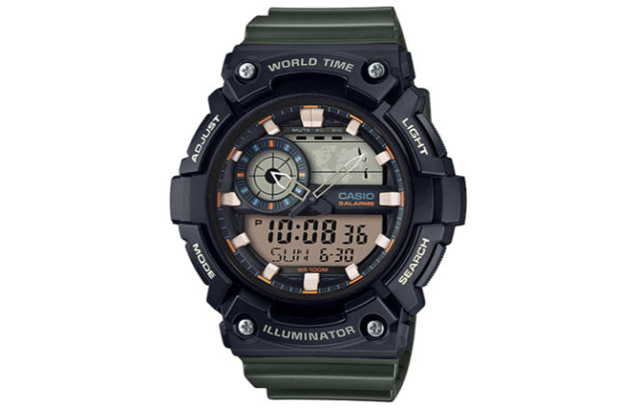 CASIO CASIO YOUTH Collection Analog Digital Display Quartz Movement Resin Strap Watch Men's Watches
