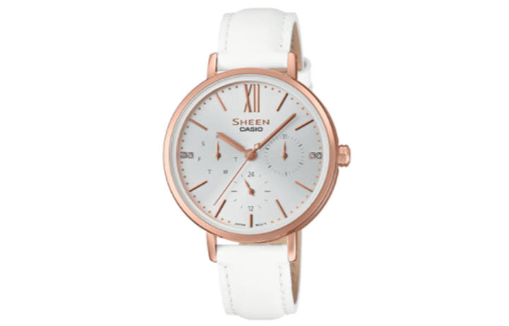 CASIO CASIO Women's SHEEN White Watch SHE-3064PGL-7A