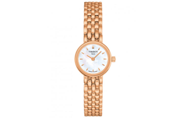 TISSOT Le Ai Collection Quartz Movement 30m Waterproof Women's Watch 19.5mm White Dial Steel Strap