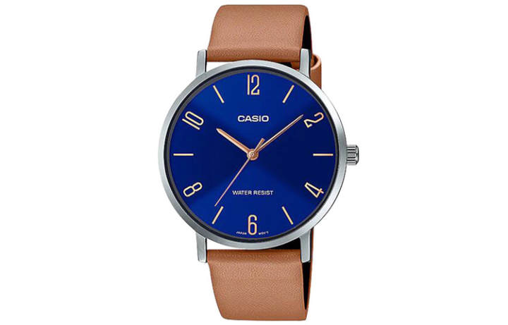 CASIO CASIO Men Standard Series Blue Watch MTP-VT01L-2B2