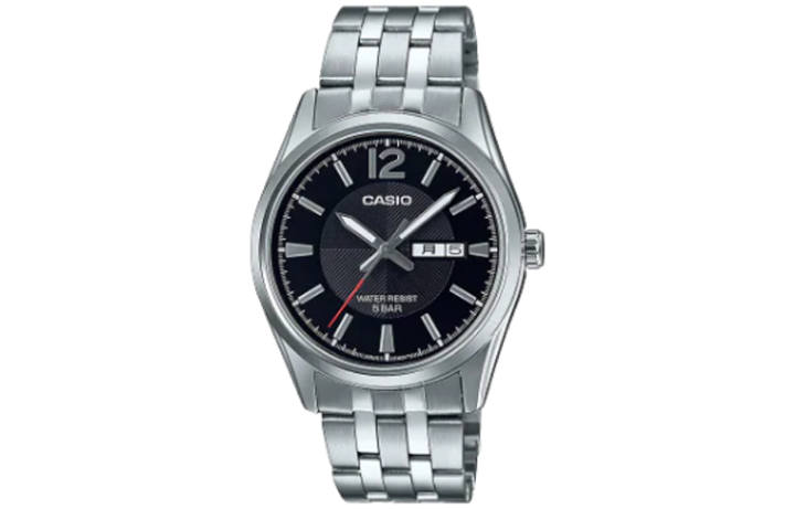 CASIO CASIO STANDARD Quartz Movement Stainless Steel Strap Watch Men's Watches Black Dial