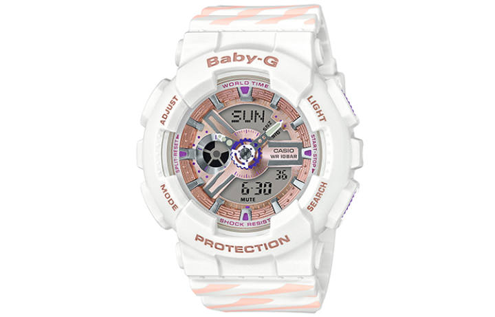 CASIO CASIO Women's BABY-G White Watch BA-110CH-7A