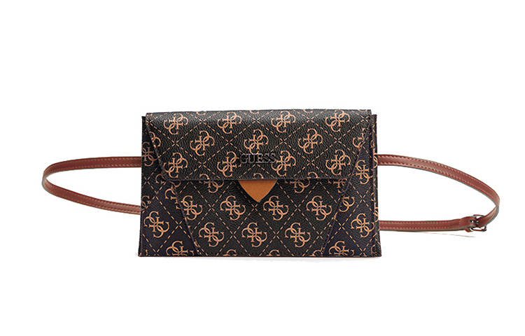 GUESS Pu 3 in 1 Fanny Pack Envelope Bag Small Women's Black