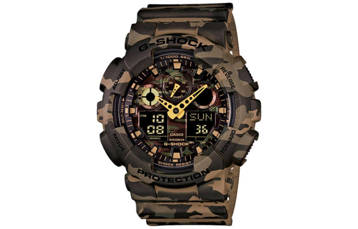 CASIO CASIO Men Liquid Crystal/Analog Dual Display Series Watch GA-100CM-5A