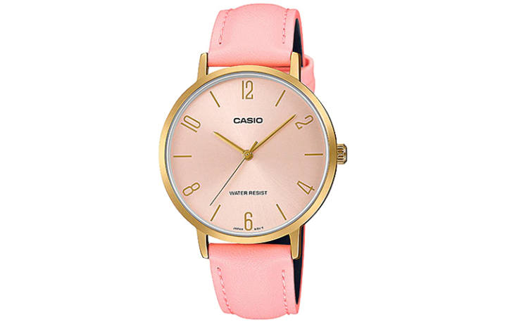 CASIO CASIO Women's Standard Series Pink Watch LTP-VT01GL-4B