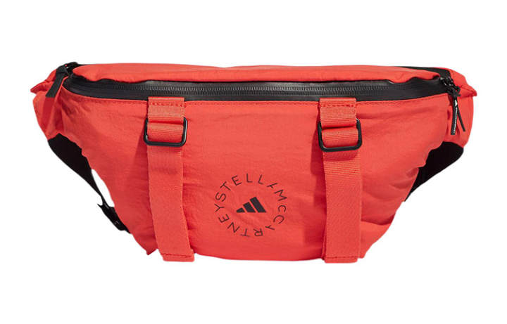 Adidas Adidas Stella McCartney Collaboration Polyamide Sling Bag, Fanny Pack Regular Women's Orange Red