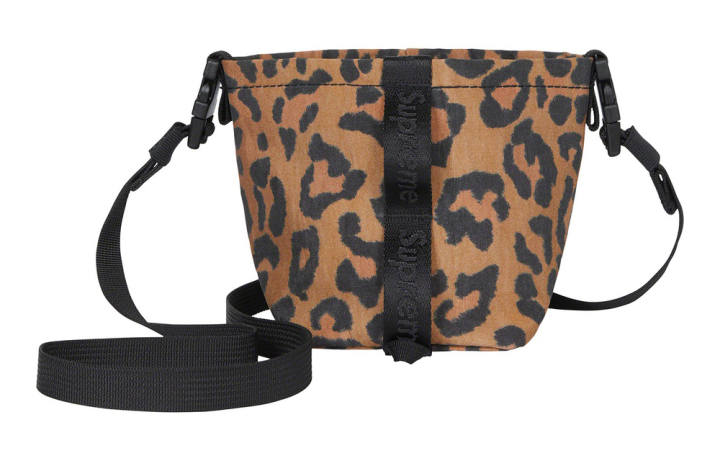 Supreme Supreme Nylon Fabric Bucket Bag, Shoulder Bag, Crossbody Bag Regular Unisex Leopard Print