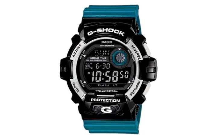 CASIO CASIO G SHOCK Quartz Movement Resin Strap Watch Men's Watches Black Dial