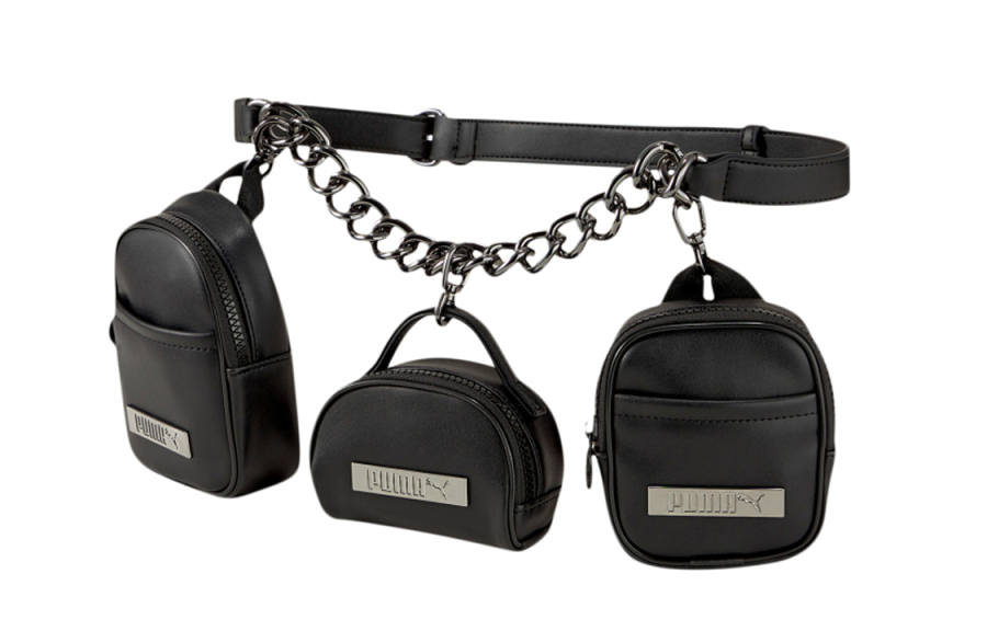 PUMA PUMA Artificial Leather Fanny Pack Regular Women's Black