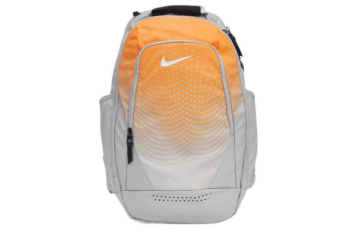 Nike Nike Polyester Backpack Regular Unisex Orange/Silver Gray