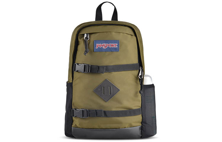 JanSport Polyester Crossbody Bag, Sling Bag, Crossbody Bag, Backpack Regular Men's Dark Army Green