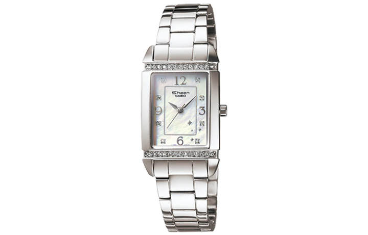 CASIO CASIO Women's SHEEN Mother Of Pearl Color Watch SHN-4016D-7ADR