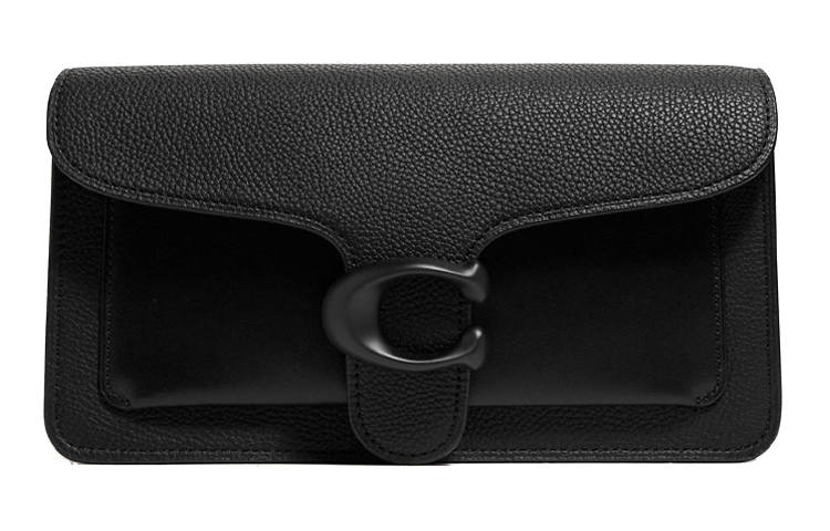 COACH COACH Leather Fanny Pack Medium Men's Black