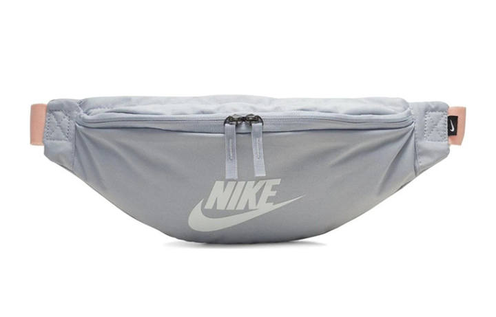 Nike Nike Heritage Polyester Crossbody Bag, Fanny Pack Regular Unisex Gray