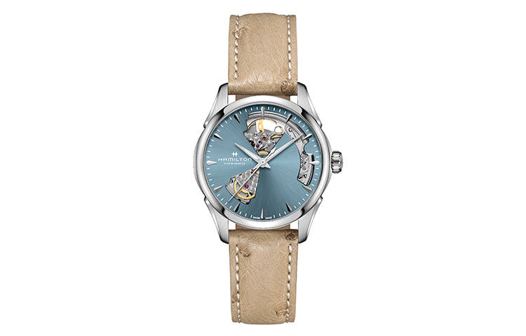 HAMILTON Classic Jazz Collection Automatic Mechanical Movement 50m Waterproof Women's Watch 36 Blue Dial