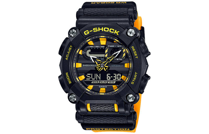 CASIO CASIO Men Liquid Crystal/Analog Dual Display Series Black Watch GA-900A-1A9