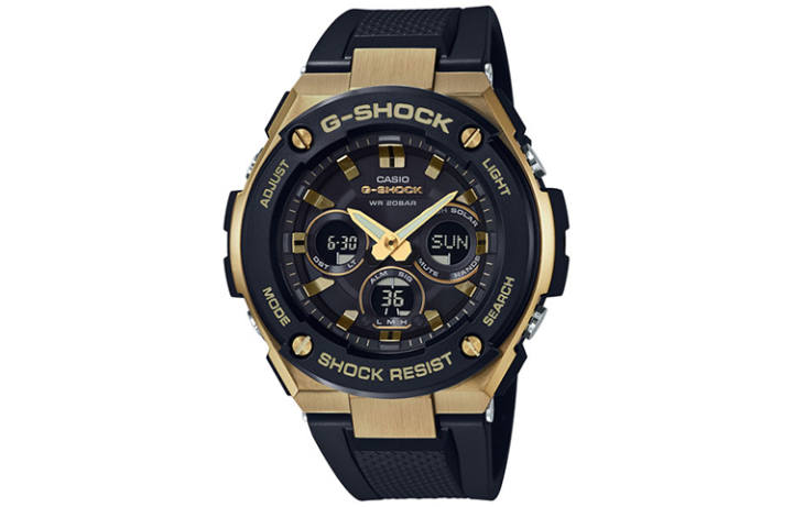 CASIO CASIO Men G-STEEL Series Black Watch GST-S300G-1A9
