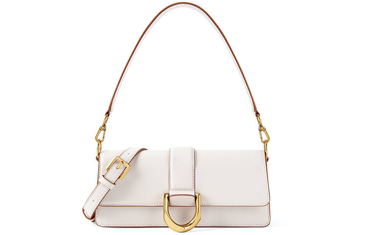 CHARLES&KEITH Microfiber Synthetic Leather Charles & Keith Baguette Shoulder Bag Women's Multicolor