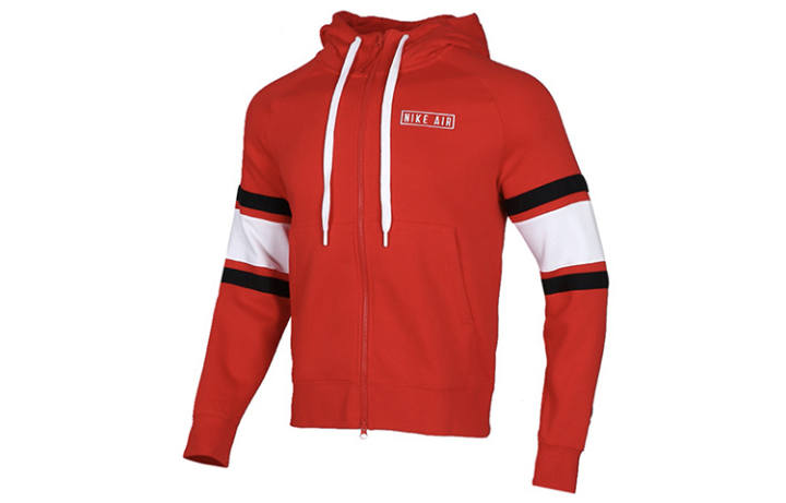 Nike Nike Sweatshirts Men's Red Hooded Moderate