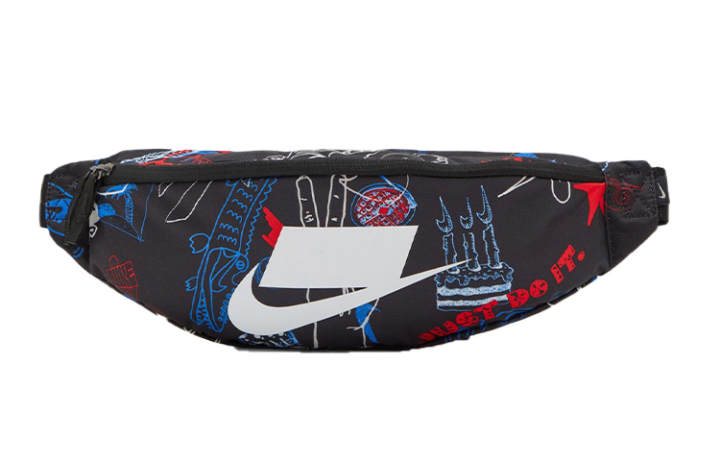 Nike Nike Fabric Crossbody Fanny Pack Regular Unisex Black