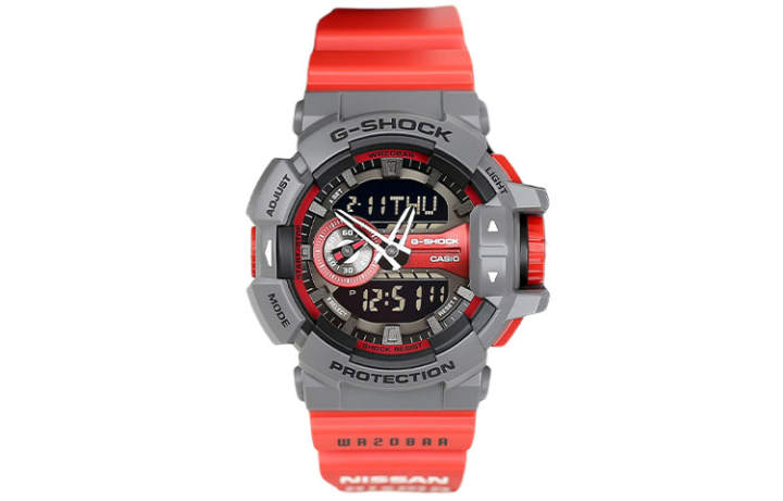 CASIO CASIO Men Liquid Crystal/Analog Dual Display Series Black Watch GA-400-4BJF