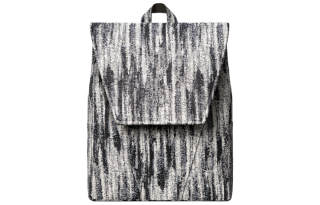 MAH Polyester, Cotton Laptop Bag Backpack Regular Unisex Black White