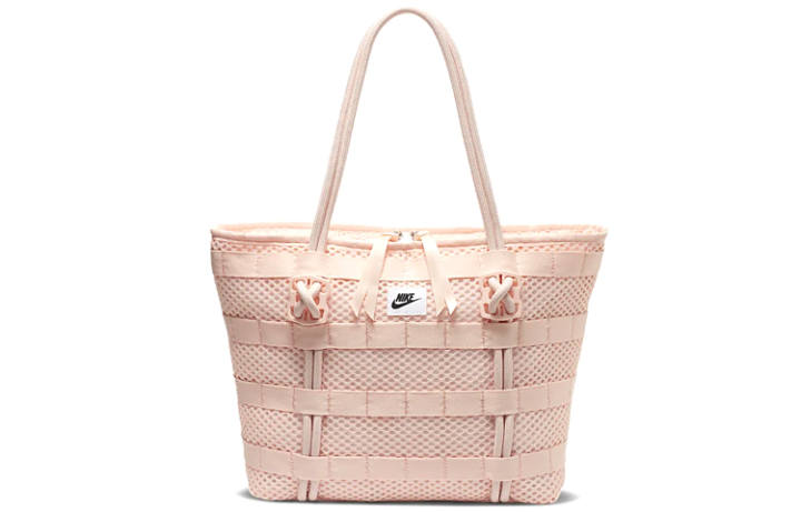 Nike Nike Air Tote Bag Polyester Tote Bag, Shopping Bag, Shoulder Bag Women's Orange Pink
