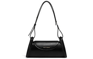 JELLYTOYBOY Pu Top Tube Bag Handbag Medium Women's Black/Caramel