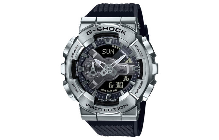 CASIO CASIO Quartz Movement Resin Strap Watch Men's Watches Silver Dial