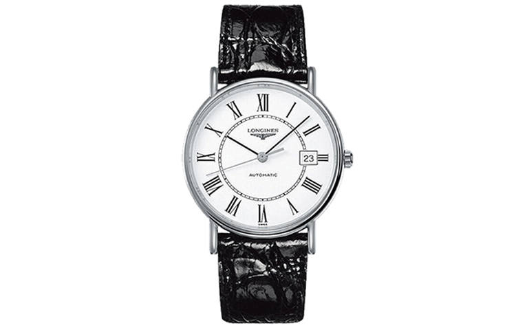 LONGINES Fashion Collection Automatic Mechanical Movement Date Display Men's Watches Watch 38.5mm White Dial