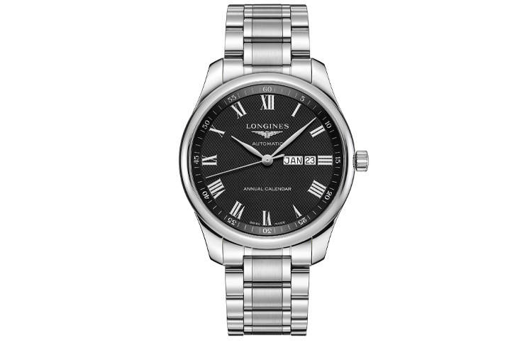 LONGINES Master Collection Automatic Mechanical Movement 30m Waterproof Men's Watches Watch 42mm Black Dial