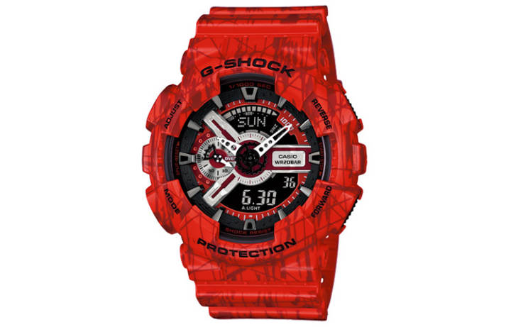 CASIO CASIO Men Liquid Crystal/Analog Dual Display Series Black Watch GA-110SL-4